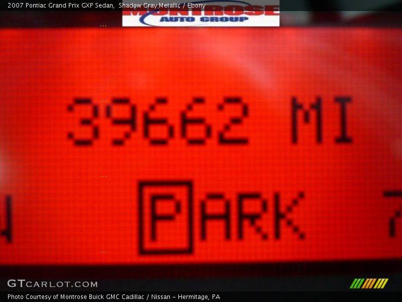 Shadow Gray Metallic / Ebony 2007 Pontiac Grand Prix GXP Sedan