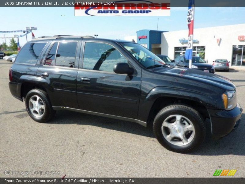 Black Granite Metallic / Ebony 2009 Chevrolet TrailBlazer LT