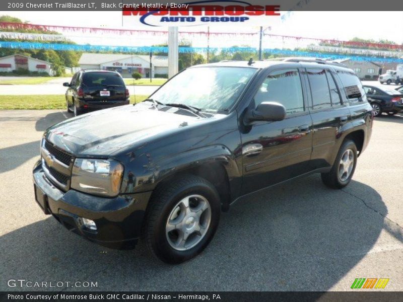 Black Granite Metallic / Ebony 2009 Chevrolet TrailBlazer LT
