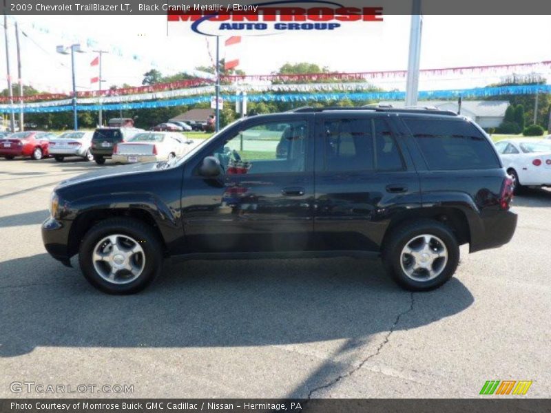 Black Granite Metallic / Ebony 2009 Chevrolet TrailBlazer LT