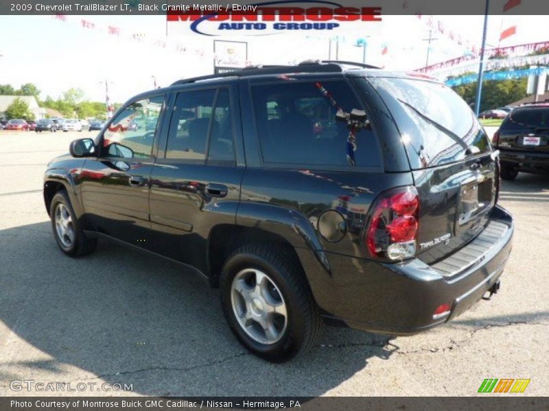 Black Granite Metallic / Ebony 2009 Chevrolet TrailBlazer LT