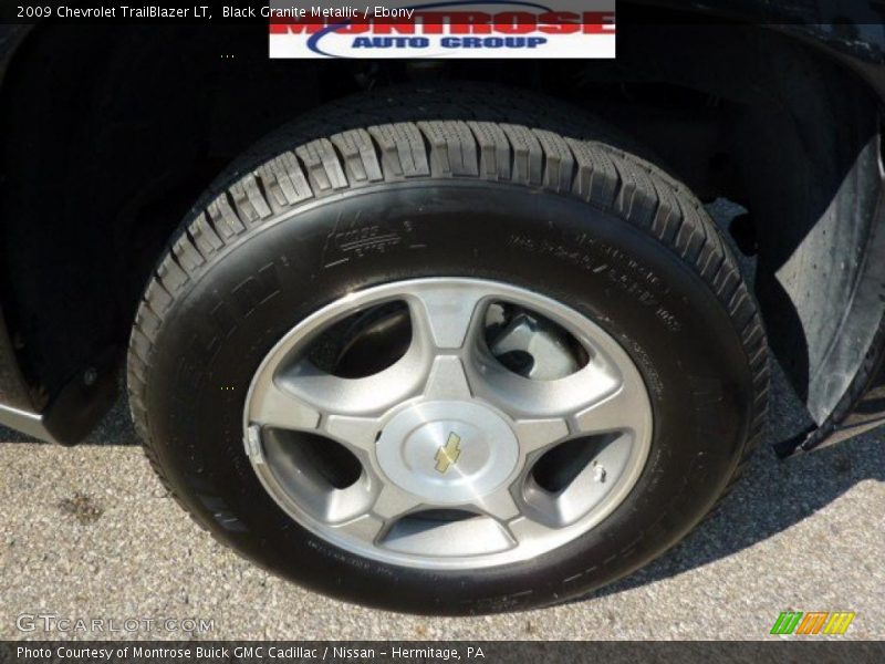 Black Granite Metallic / Ebony 2009 Chevrolet TrailBlazer LT