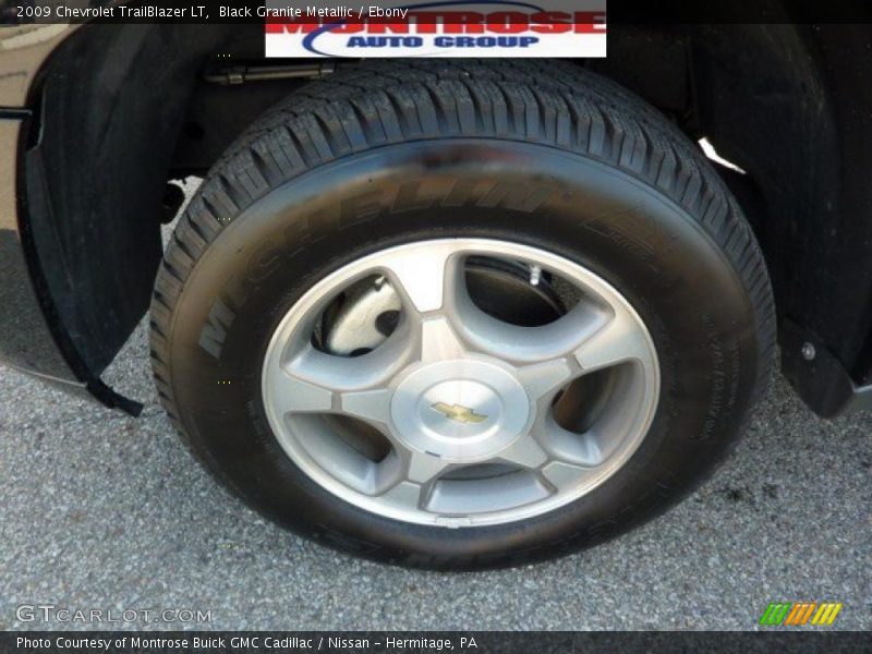 Black Granite Metallic / Ebony 2009 Chevrolet TrailBlazer LT
