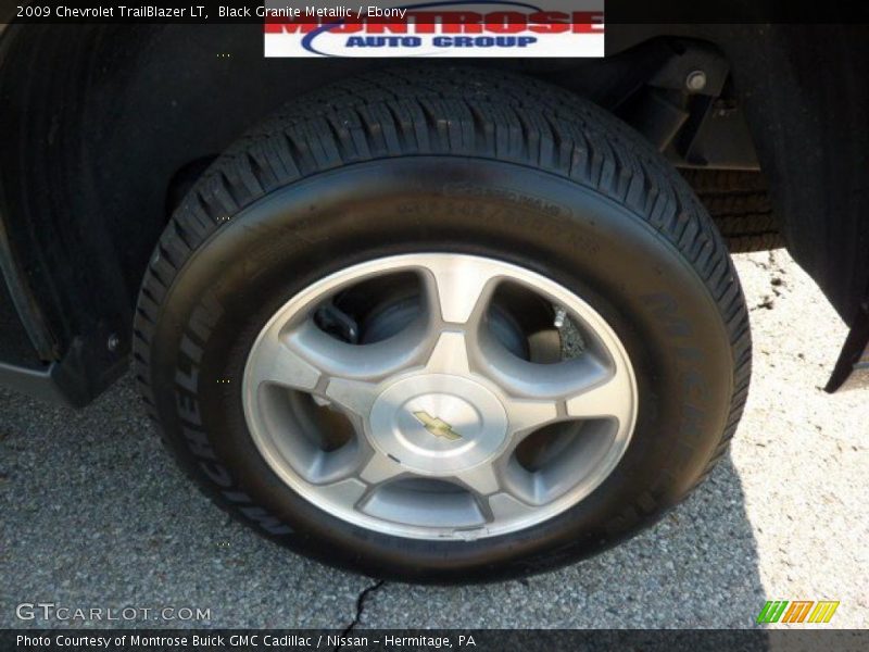 Black Granite Metallic / Ebony 2009 Chevrolet TrailBlazer LT