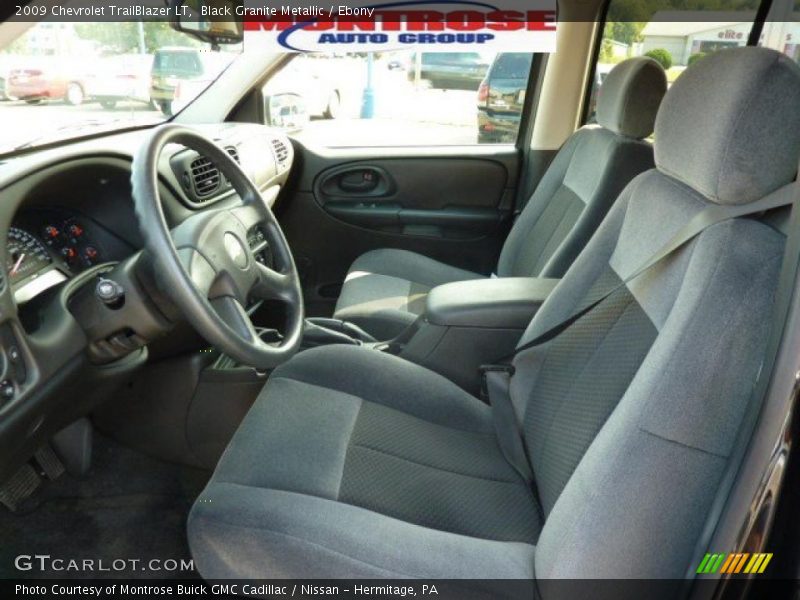 Black Granite Metallic / Ebony 2009 Chevrolet TrailBlazer LT
