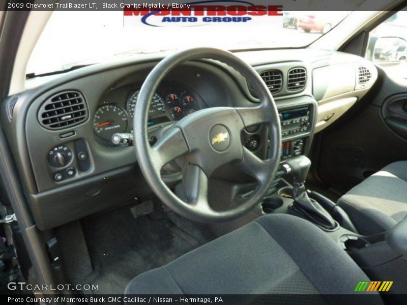 Black Granite Metallic / Ebony 2009 Chevrolet TrailBlazer LT
