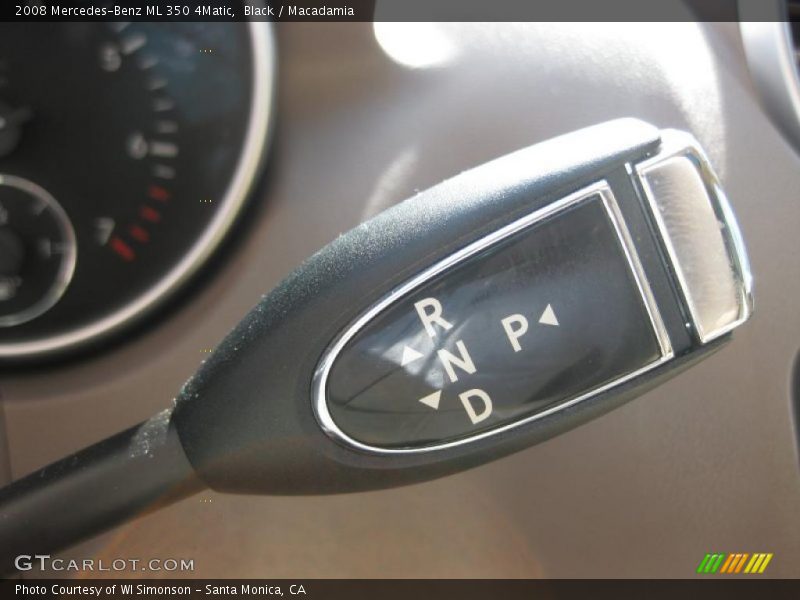 Black / Macadamia 2008 Mercedes-Benz ML 350 4Matic
