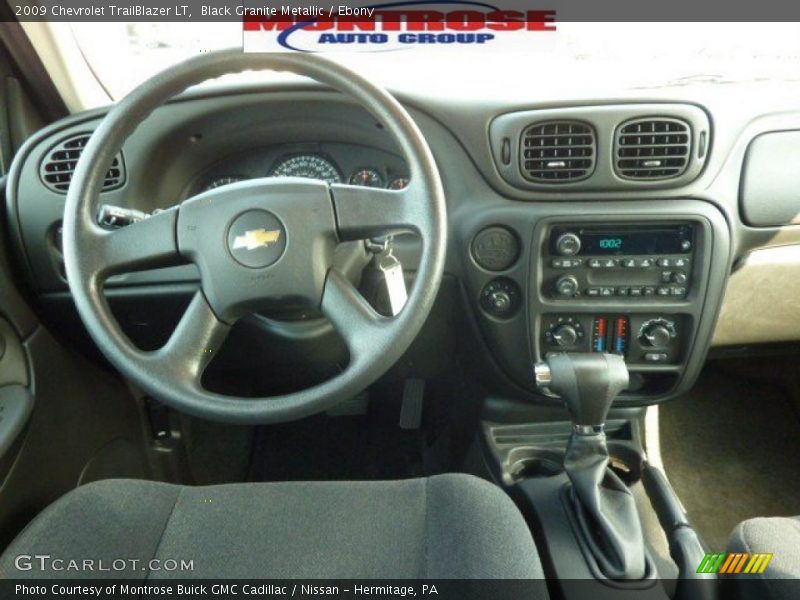 Black Granite Metallic / Ebony 2009 Chevrolet TrailBlazer LT