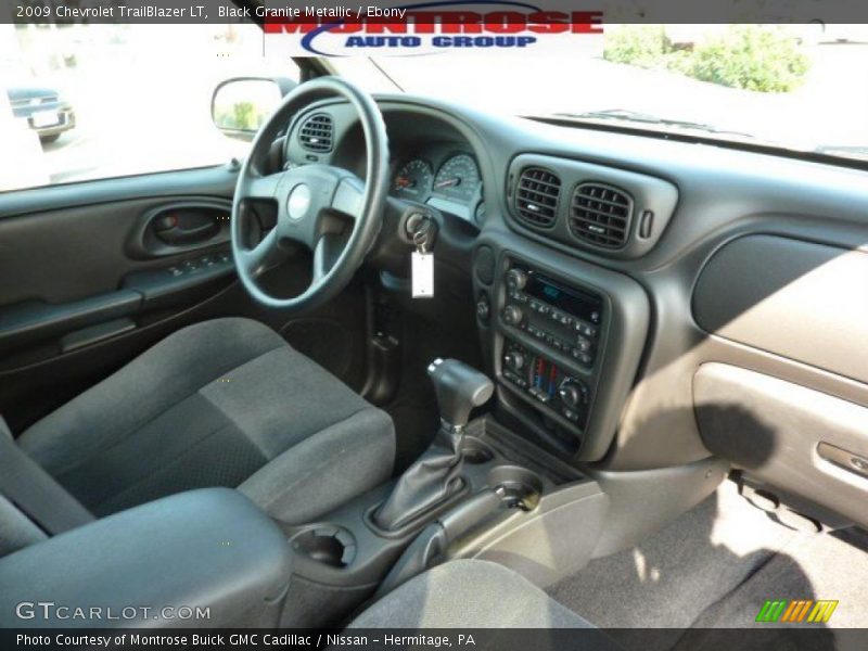 Black Granite Metallic / Ebony 2009 Chevrolet TrailBlazer LT