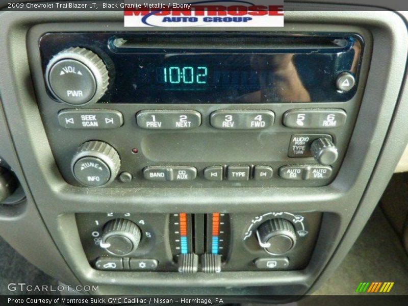 Black Granite Metallic / Ebony 2009 Chevrolet TrailBlazer LT