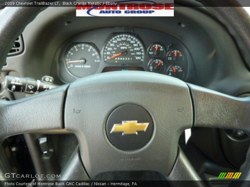 Black Granite Metallic / Ebony 2009 Chevrolet TrailBlazer LT