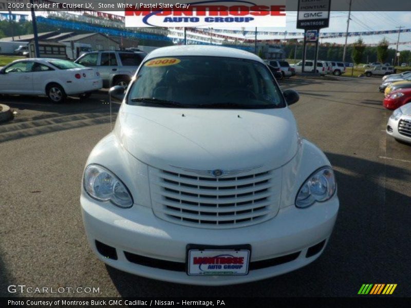 Stone White / Pastel Slate Gray 2009 Chrysler PT Cruiser LX