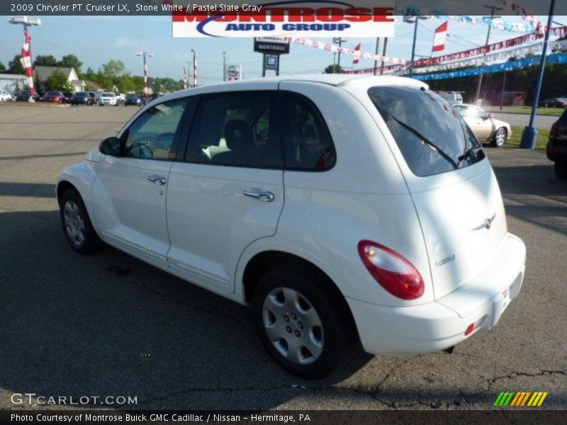 Stone White / Pastel Slate Gray 2009 Chrysler PT Cruiser LX