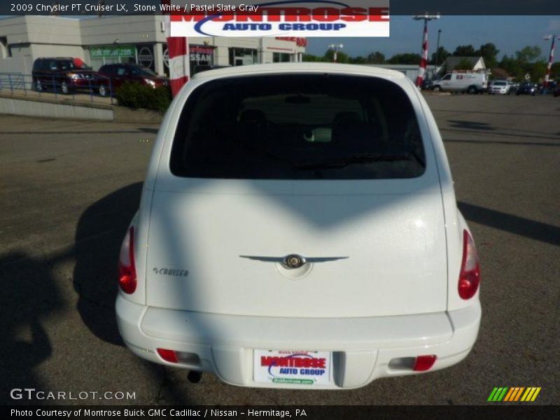 Stone White / Pastel Slate Gray 2009 Chrysler PT Cruiser LX