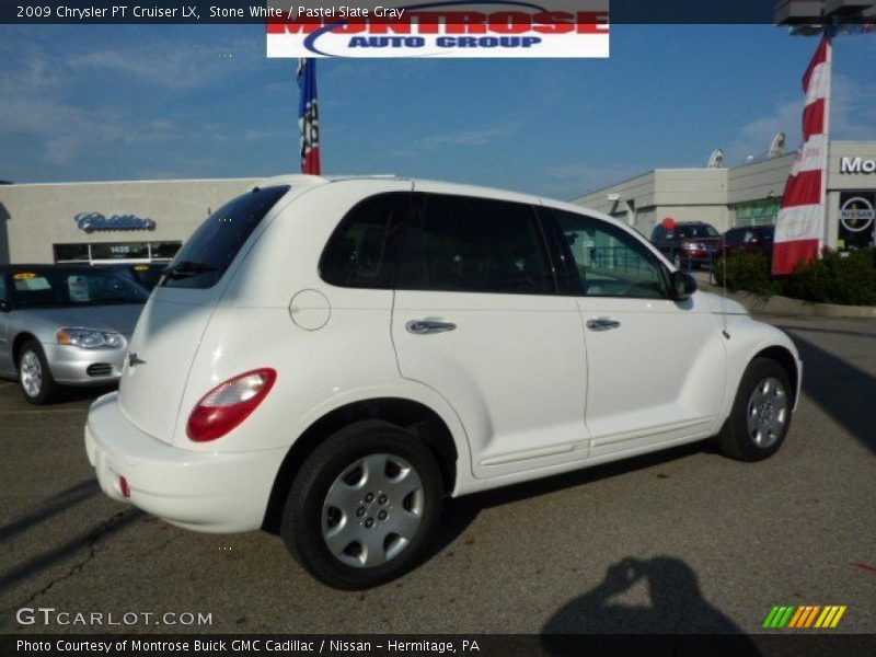 Stone White / Pastel Slate Gray 2009 Chrysler PT Cruiser LX