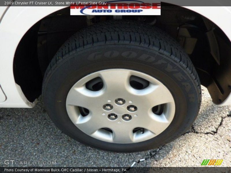 Stone White / Pastel Slate Gray 2009 Chrysler PT Cruiser LX