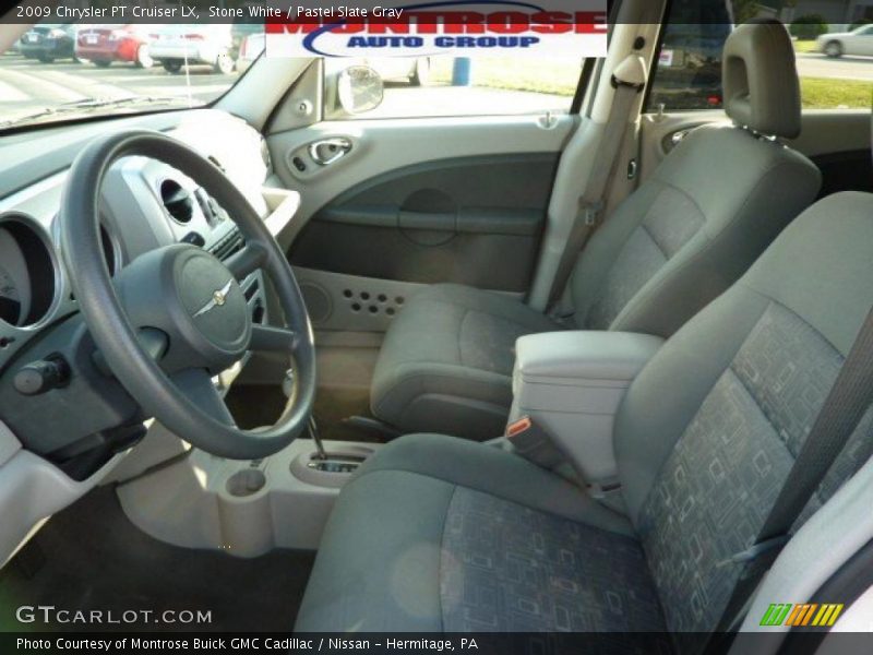 Stone White / Pastel Slate Gray 2009 Chrysler PT Cruiser LX