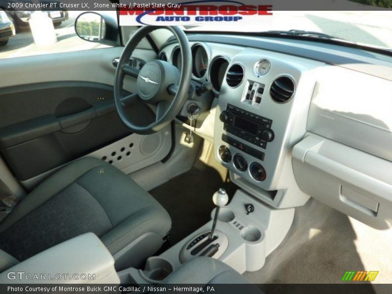 Stone White / Pastel Slate Gray 2009 Chrysler PT Cruiser LX