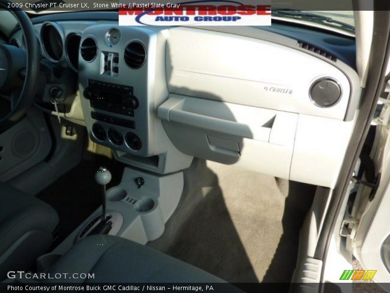 Stone White / Pastel Slate Gray 2009 Chrysler PT Cruiser LX