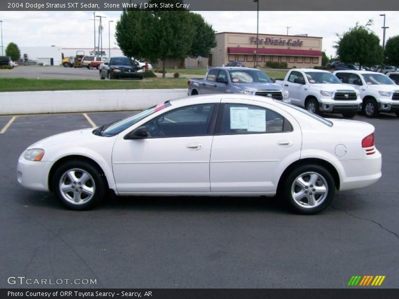 Stone White / Dark Slate Gray 2004 Dodge Stratus SXT Sedan