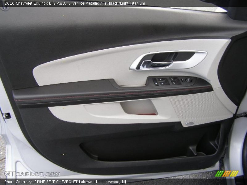 Silver Ice Metallic / Jet Black/Light Titanium 2010 Chevrolet Equinox LTZ AWD