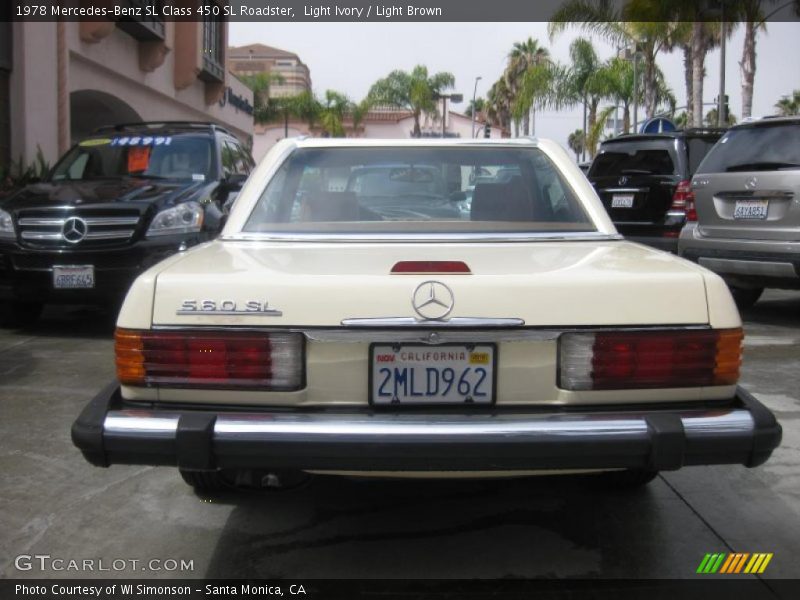 Light Ivory / Light Brown 1978 Mercedes-Benz SL Class 450 SL Roadster