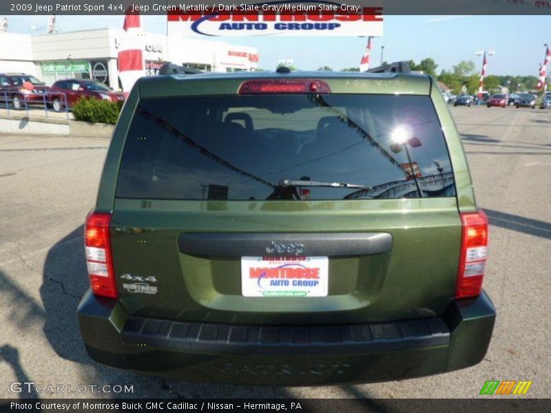 Jeep Green Metallic / Dark Slate Gray/Medium Slate Gray 2009 Jeep Patriot Sport 4x4