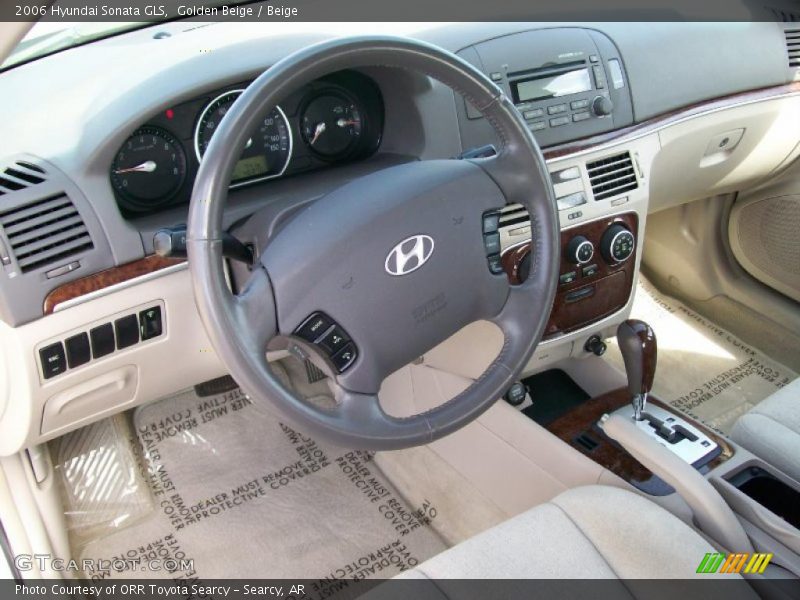 Golden Beige / Beige 2006 Hyundai Sonata GLS