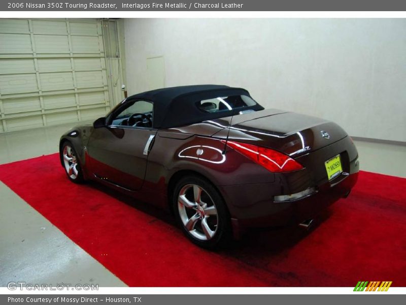 Interlagos Fire Metallic / Charcoal Leather 2006 Nissan 350Z Touring Roadster