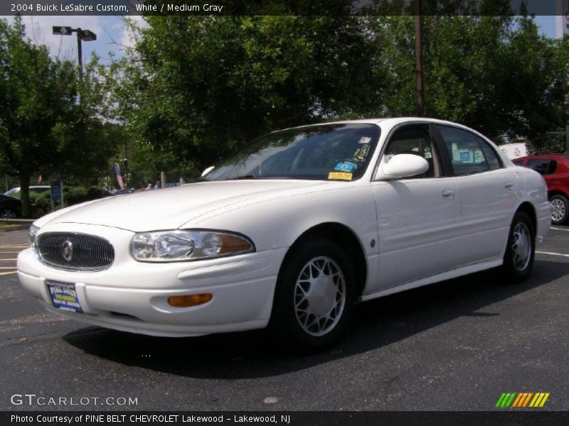 White / Medium Gray 2004 Buick LeSabre Custom