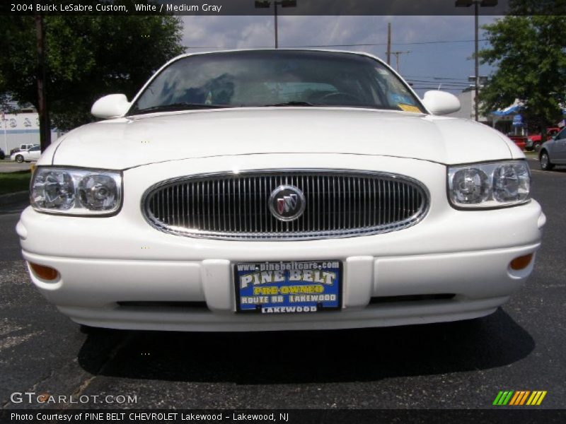 White / Medium Gray 2004 Buick LeSabre Custom