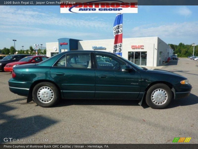Jasper Green Pearl / Taupe 1998 Buick Regal LS