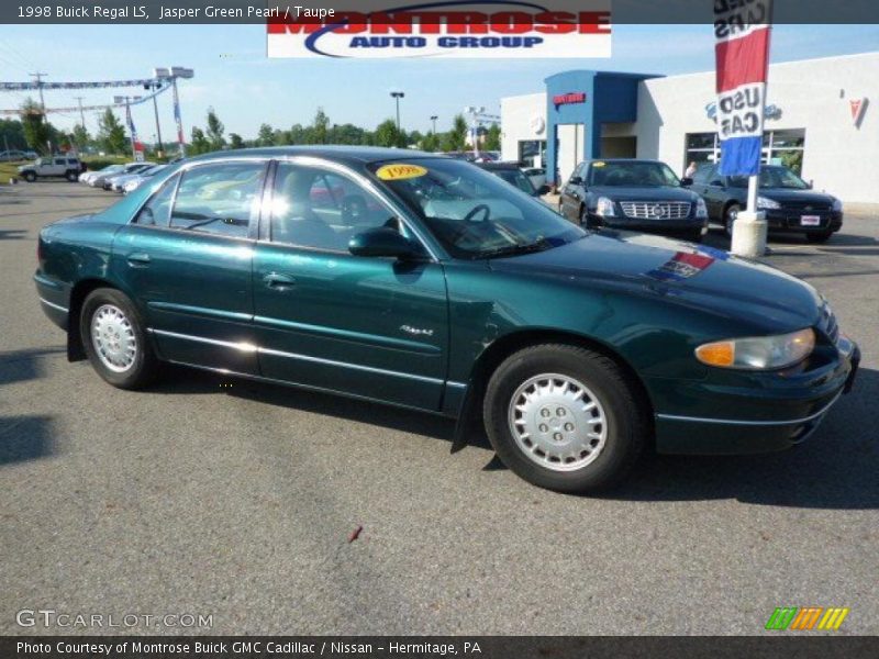 Jasper Green Pearl / Taupe 1998 Buick Regal LS