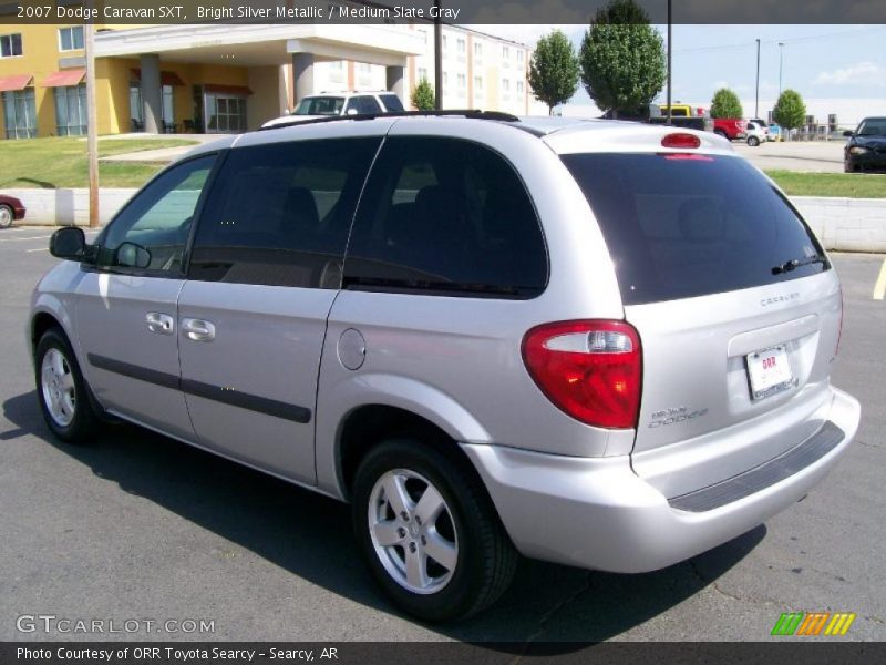 Bright Silver Metallic / Medium Slate Gray 2007 Dodge Caravan SXT
