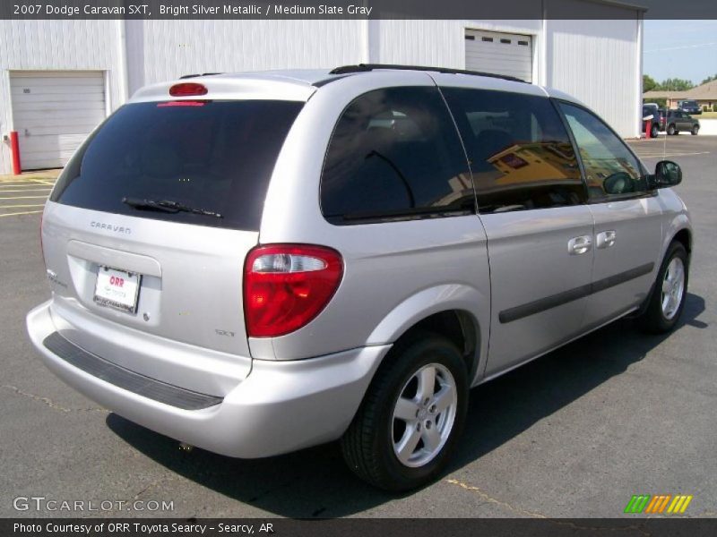 Bright Silver Metallic / Medium Slate Gray 2007 Dodge Caravan SXT