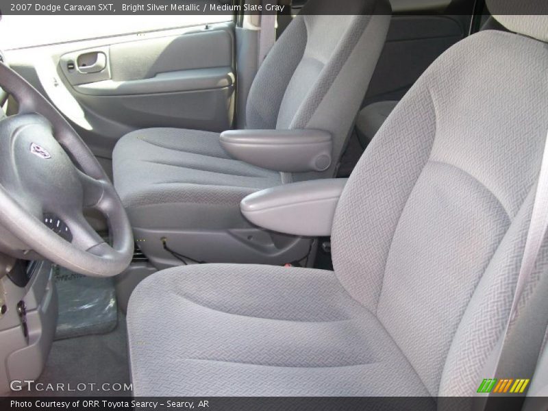 Bright Silver Metallic / Medium Slate Gray 2007 Dodge Caravan SXT