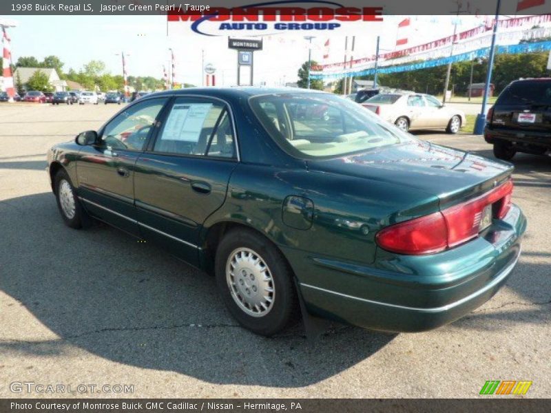 Jasper Green Pearl / Taupe 1998 Buick Regal LS