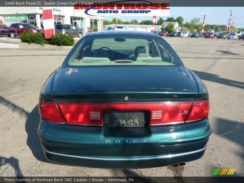 Jasper Green Pearl / Taupe 1998 Buick Regal LS
