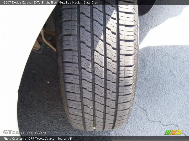 Bright Silver Metallic / Medium Slate Gray 2007 Dodge Caravan SXT