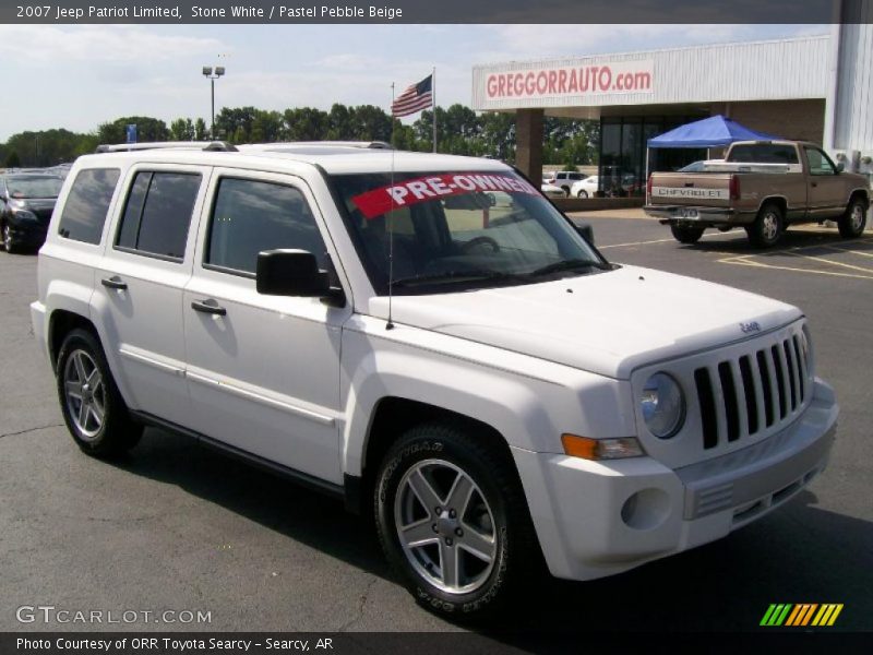 Stone White / Pastel Pebble Beige 2007 Jeep Patriot Limited