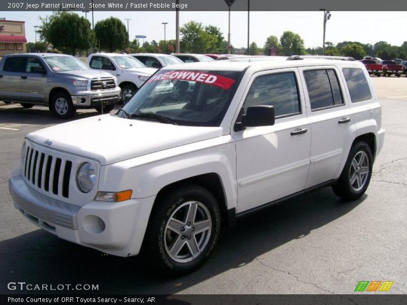 Stone White / Pastel Pebble Beige 2007 Jeep Patriot Limited