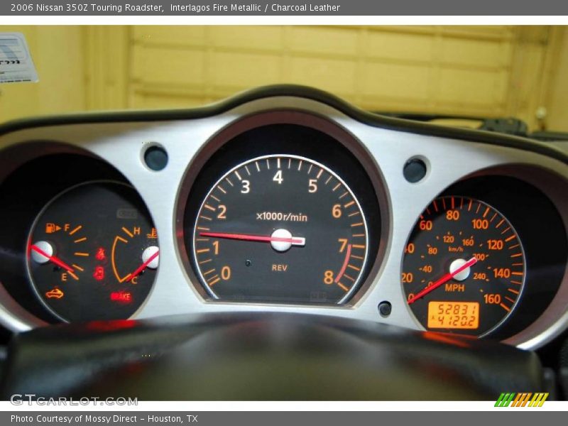 Interlagos Fire Metallic / Charcoal Leather 2006 Nissan 350Z Touring Roadster