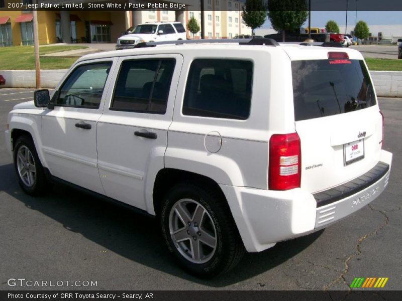 Stone White / Pastel Pebble Beige 2007 Jeep Patriot Limited