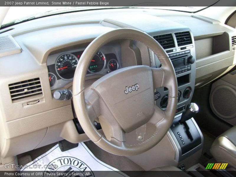 Stone White / Pastel Pebble Beige 2007 Jeep Patriot Limited