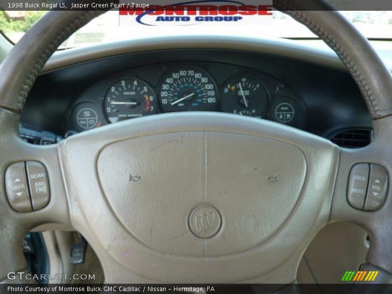 Jasper Green Pearl / Taupe 1998 Buick Regal LS