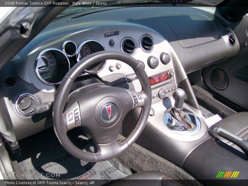 Pure White / Ebony 2008 Pontiac Solstice GXP Roadster