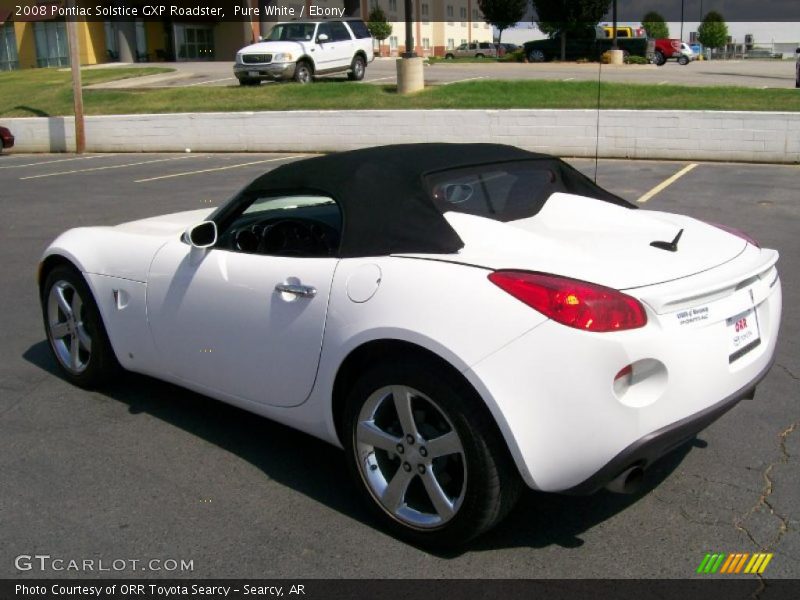 Pure White / Ebony 2008 Pontiac Solstice GXP Roadster