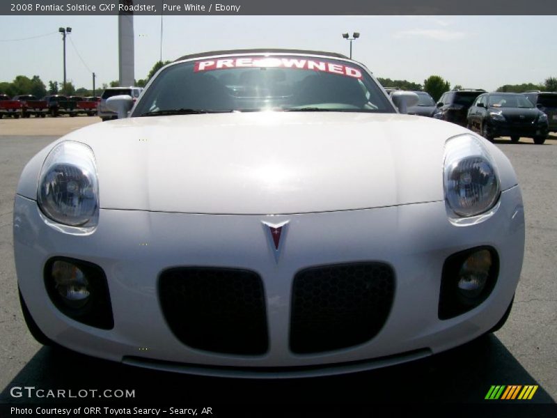Pure White / Ebony 2008 Pontiac Solstice GXP Roadster