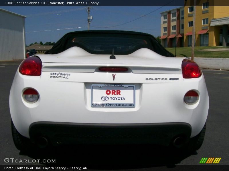 Pure White / Ebony 2008 Pontiac Solstice GXP Roadster