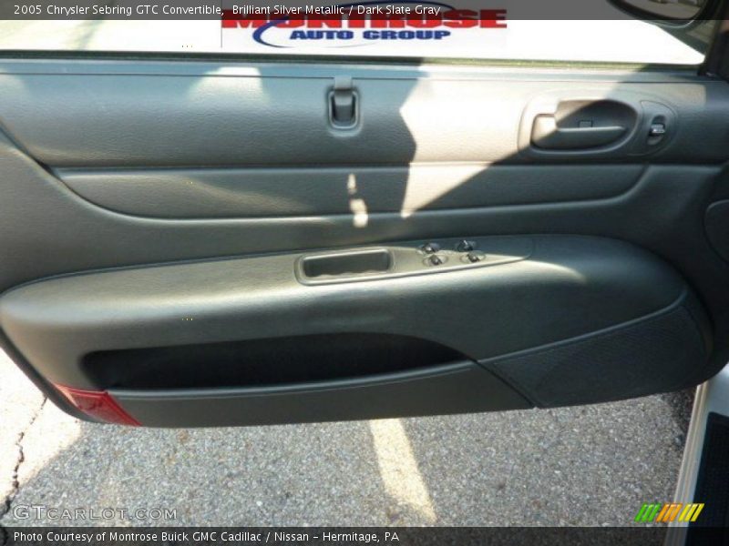 Brilliant Silver Metallic / Dark Slate Gray 2005 Chrysler Sebring GTC Convertible